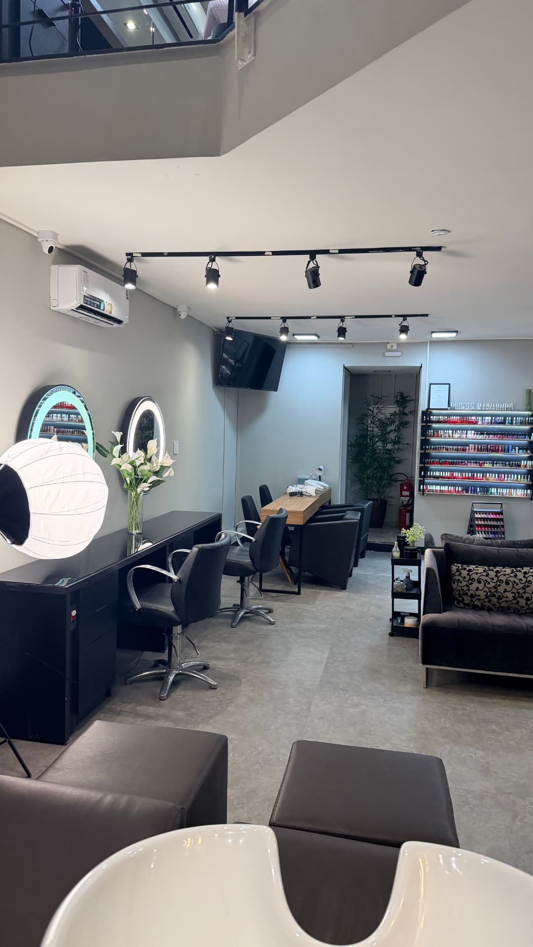 Espaço de beleza e atendimento do Studio D